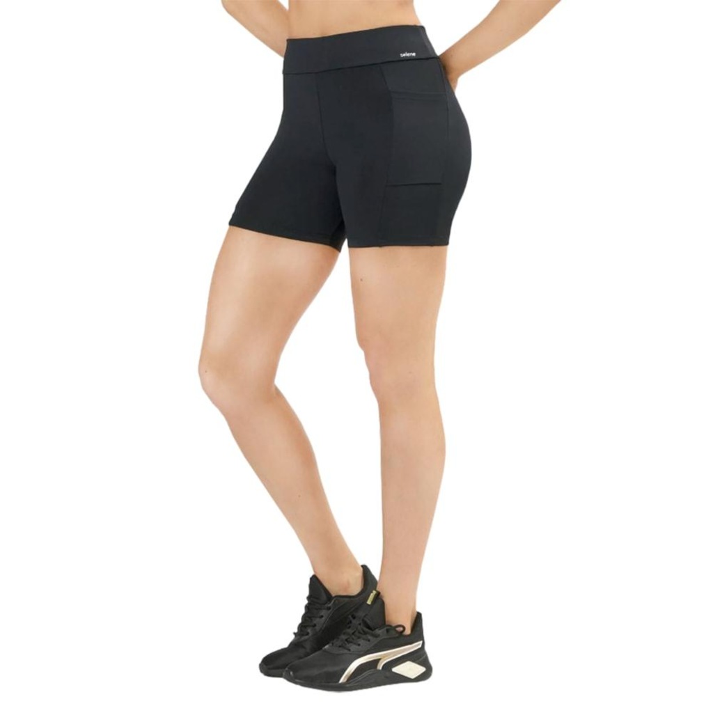 Imagem 4 do produto Shorts Selene Básico Suplex Com Bolso Feminino
