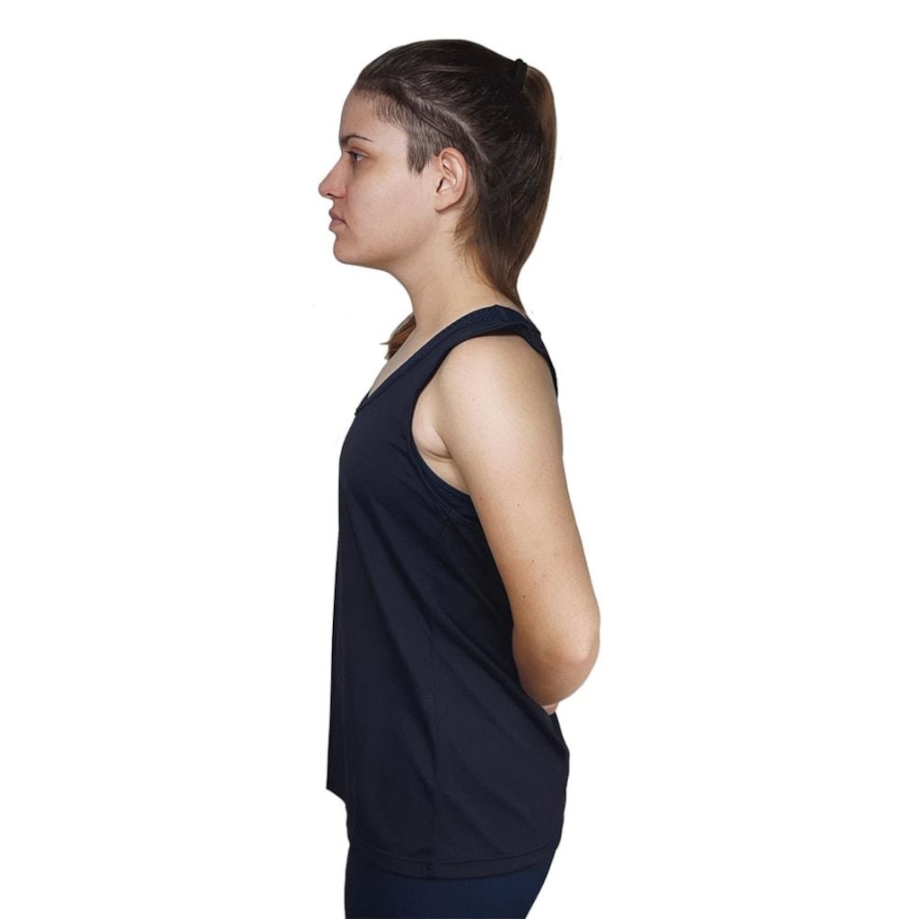 Imagem 3 do produto Camiseta Regata Selene Básica Poliamida Feminina