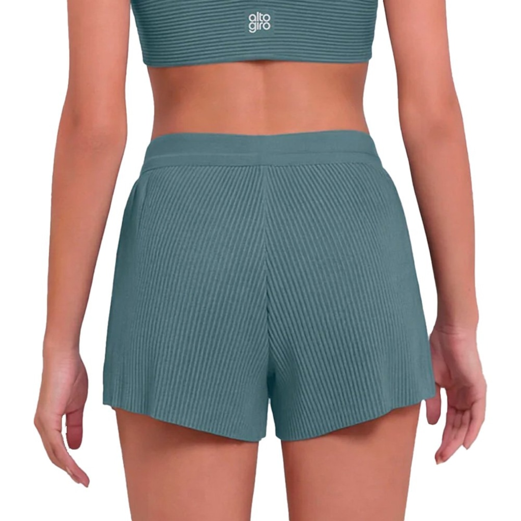 Imagem 2 do produto Shorts 2 Em 1 Alto Giro Plissado Feminino