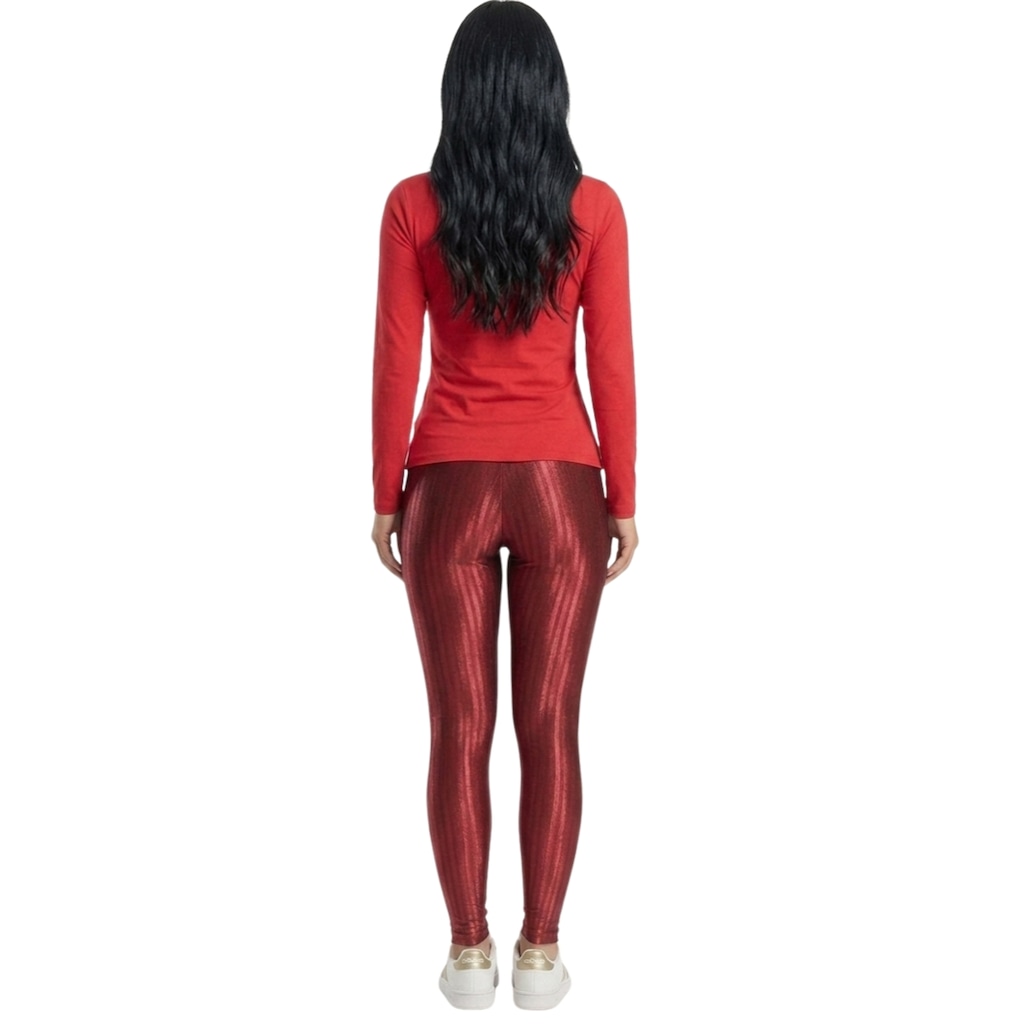 Imagem 3 do produto Conjunto Fitness Vekyo Feminino Blusa Térmica Proteção UV e Calça New Zig