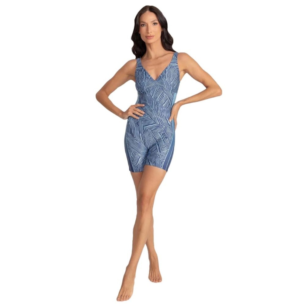 Imagem 4 do produto Maio Macaquinho Natação Trinys Estampado Feminino