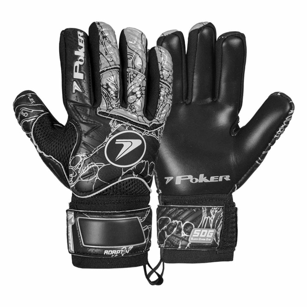 Imagem 1 do produto Luva de Goleiro Poker Campo Adapt 4 Multiterreno Unissex