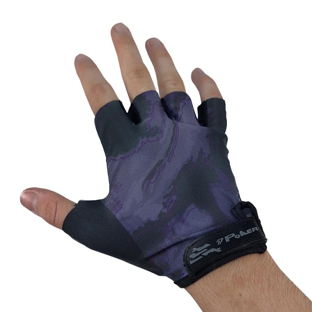 Imagem 1 do produto Par de Luva de Ciclismo Poker Bike Gel Aeolus Feminina