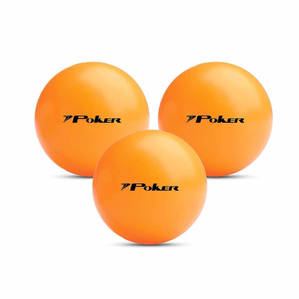 Imagem 3 do produto Kit Ping Pong Poker Star 2 Raquetes+3Bolas+Suporte+Rede Unissex