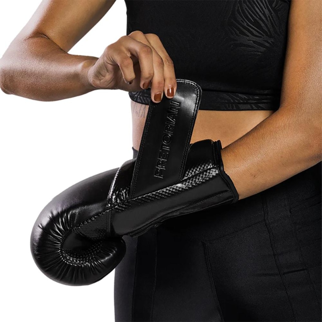 Imagem 2 do produto Kit Luva Boxe Pretorian Elite PU Profissional Unissex