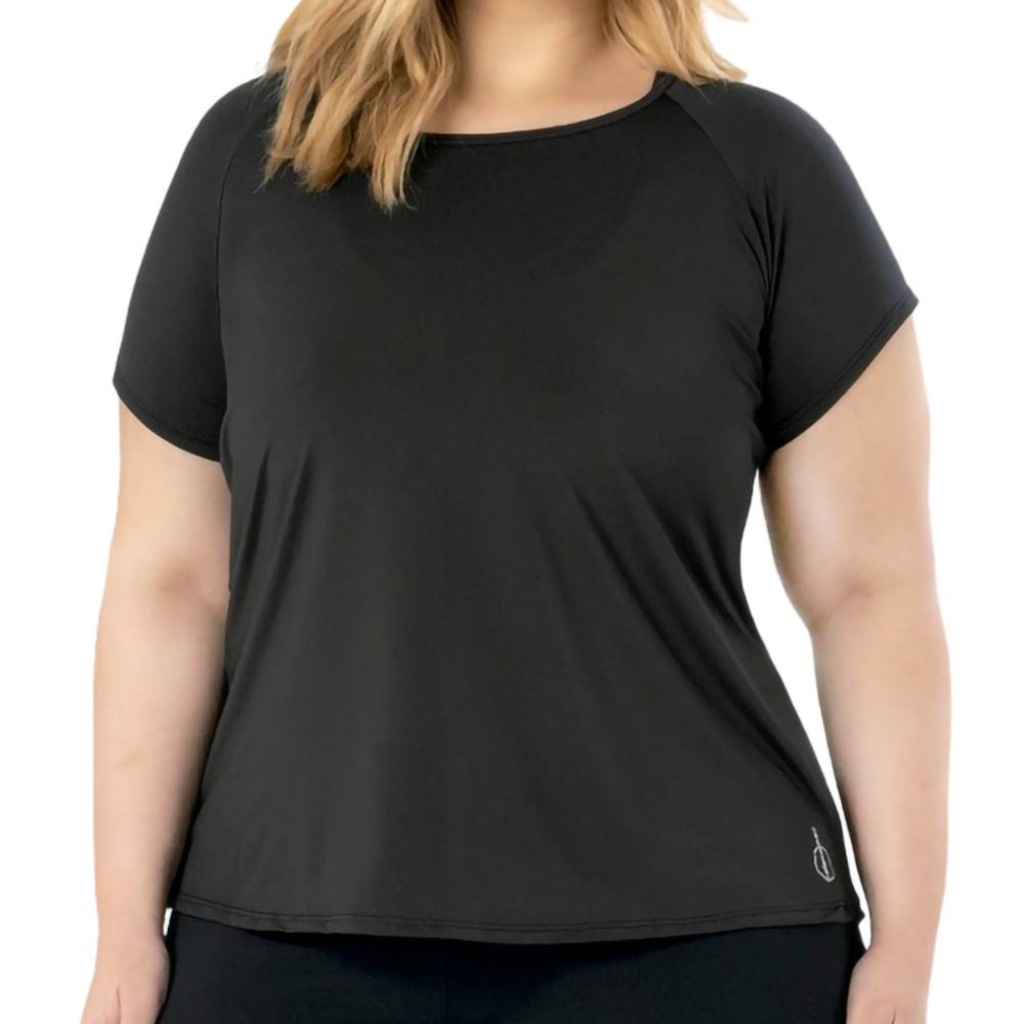 Imagem 2 do produto Camiseta Selene Básica Dry Fit Plus Size Feminina