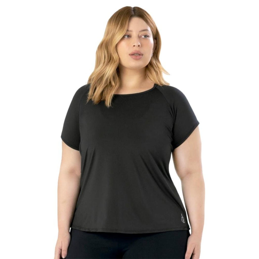 Imagem 4 do produto Camiseta Selene Básica Dry Fit Plus Size Feminina