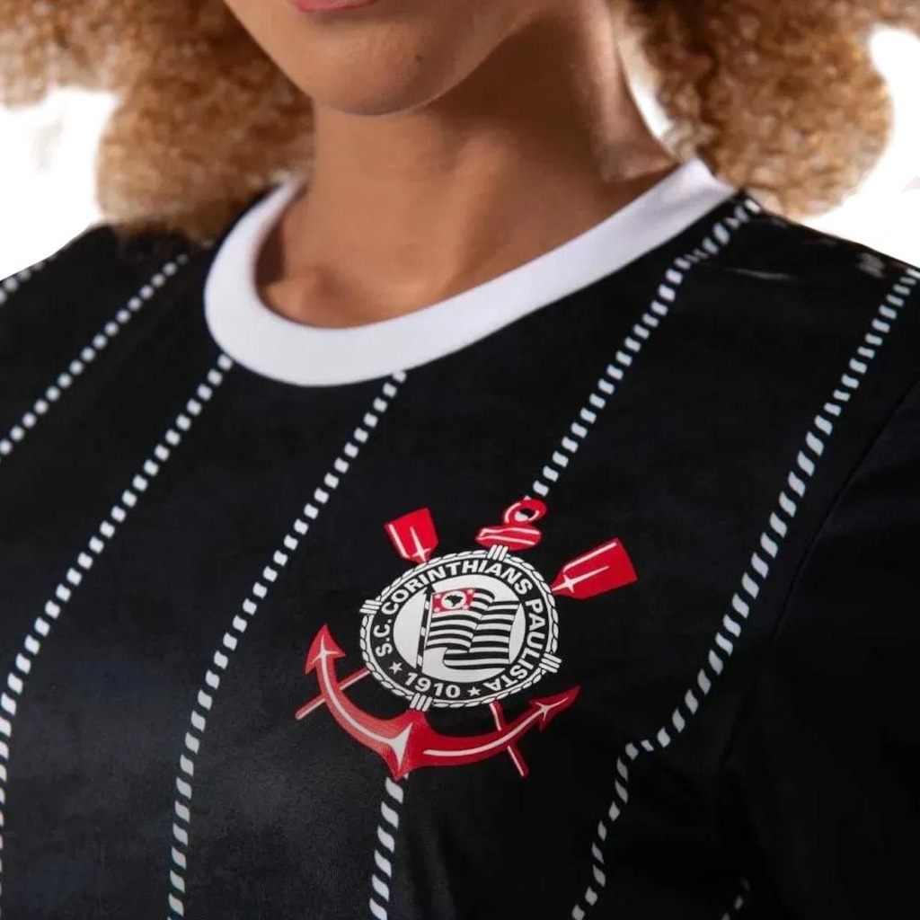 Imagem 3 do produto Camisa Corinthians Corinto Dry Braziline Feminina