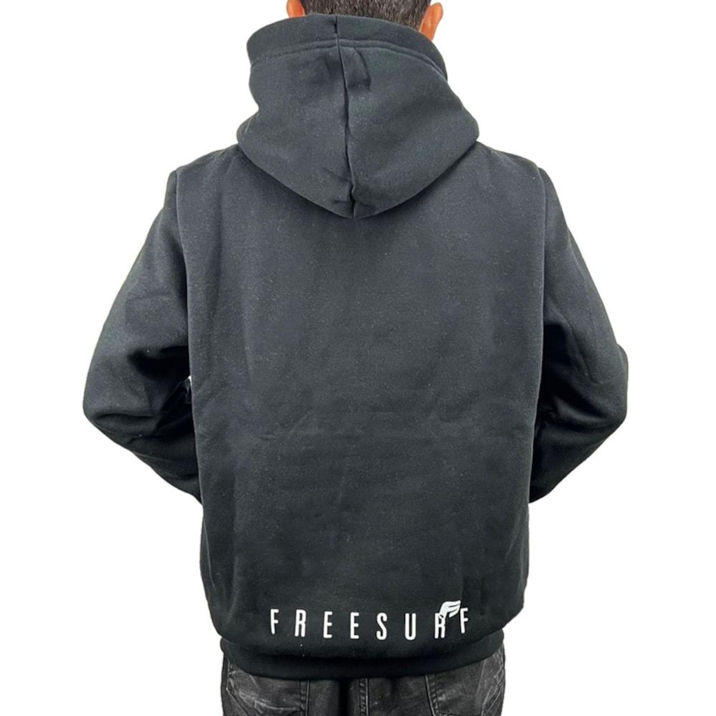 Imagem 2 do produto Blusão de Moletom Canguru Freesurf Line Masculino