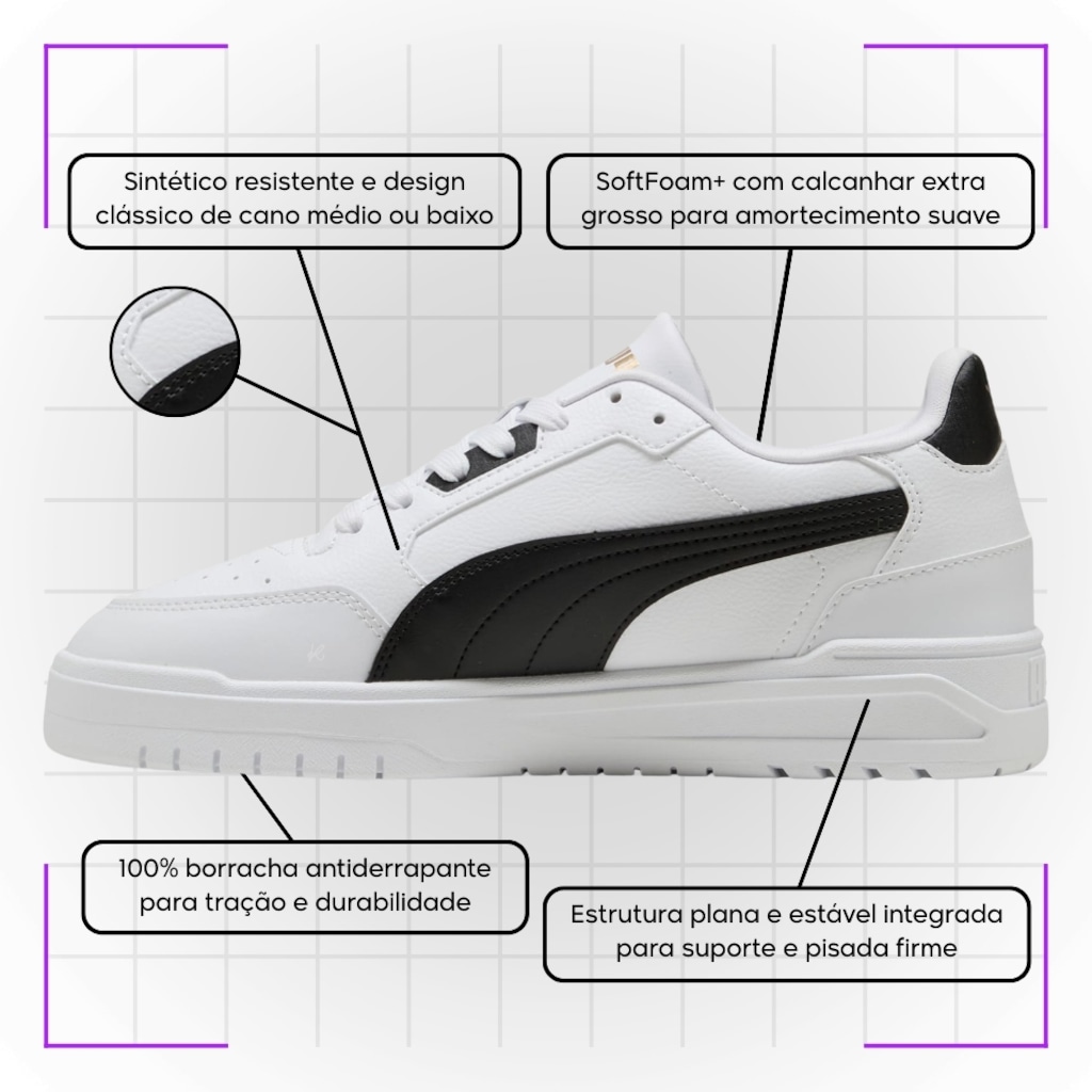 Imagem 5 do produto Tênis Unissex Puma Shuffle Downtown
