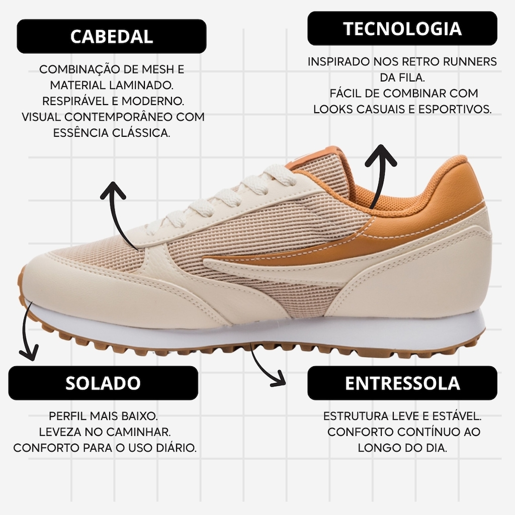 Imagem 3 do produto Tênis Feminino Fila Renno Classic