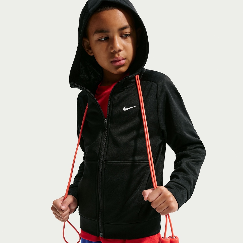 Imagem 2 do produto Jaqueta com Capuz Nike Therma-FIT Fleece Infantil