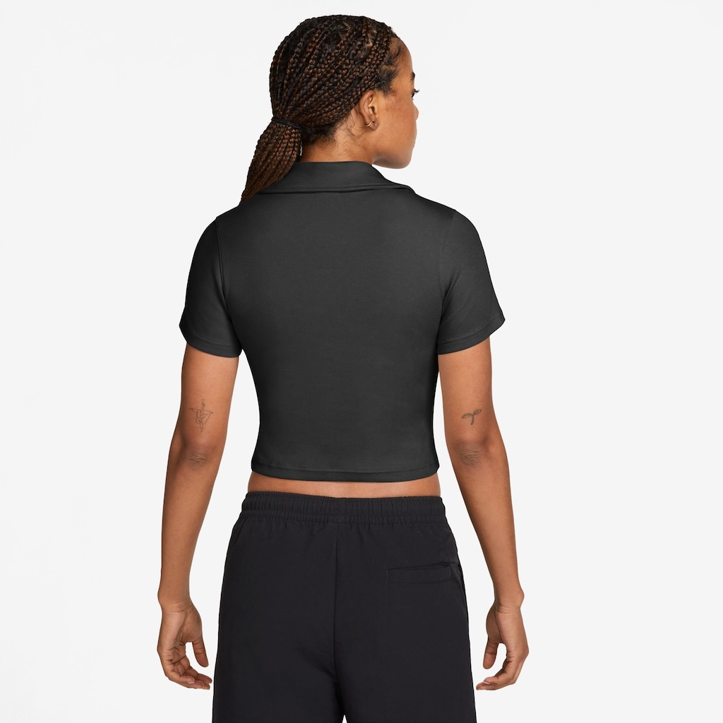 Imagem 3 do produto Camisa Polo Cropped Nike Sportswear Essential Feminina
