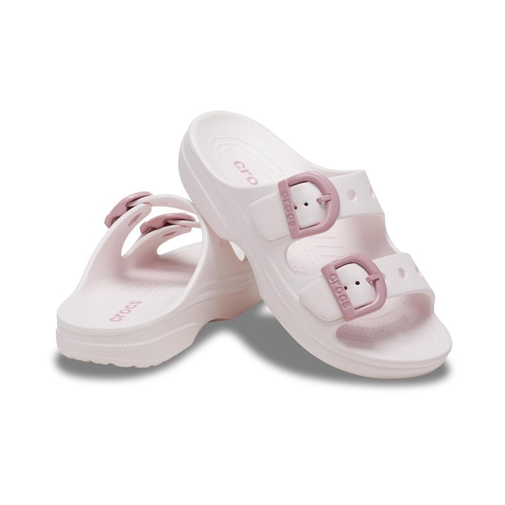 Imagem 3 do produto Sandália Feminina Crocs Saturday Enamel Buckle Sandal