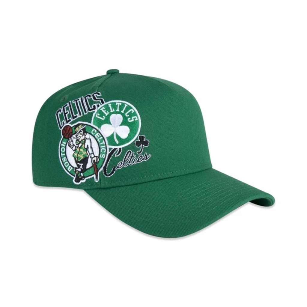 Imagem 2 do produto Boné New Era 9FORTY A-Frame NBA Boston Celtics World Of Logos