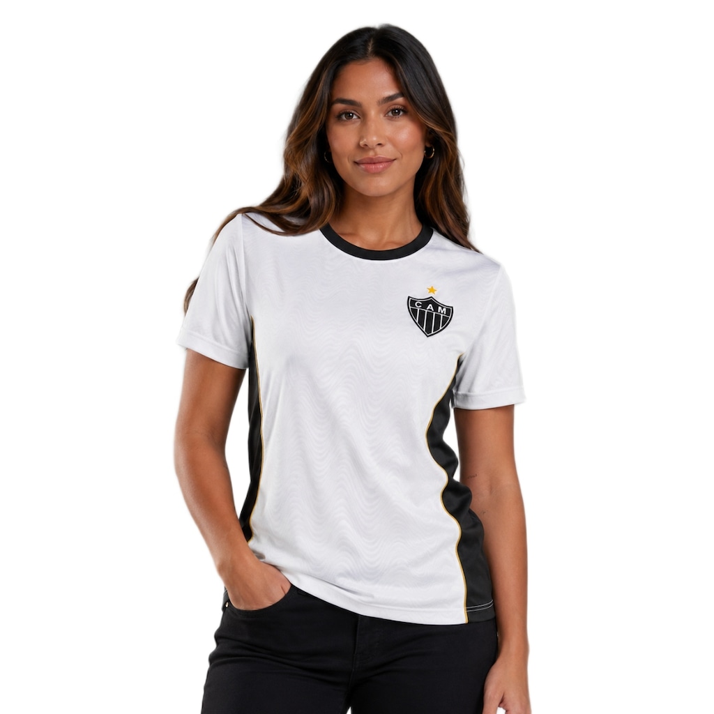 Imagem 2 do produto Camisa do Atlético Mineiro Vingador Gold Wave Braziline - Feminina