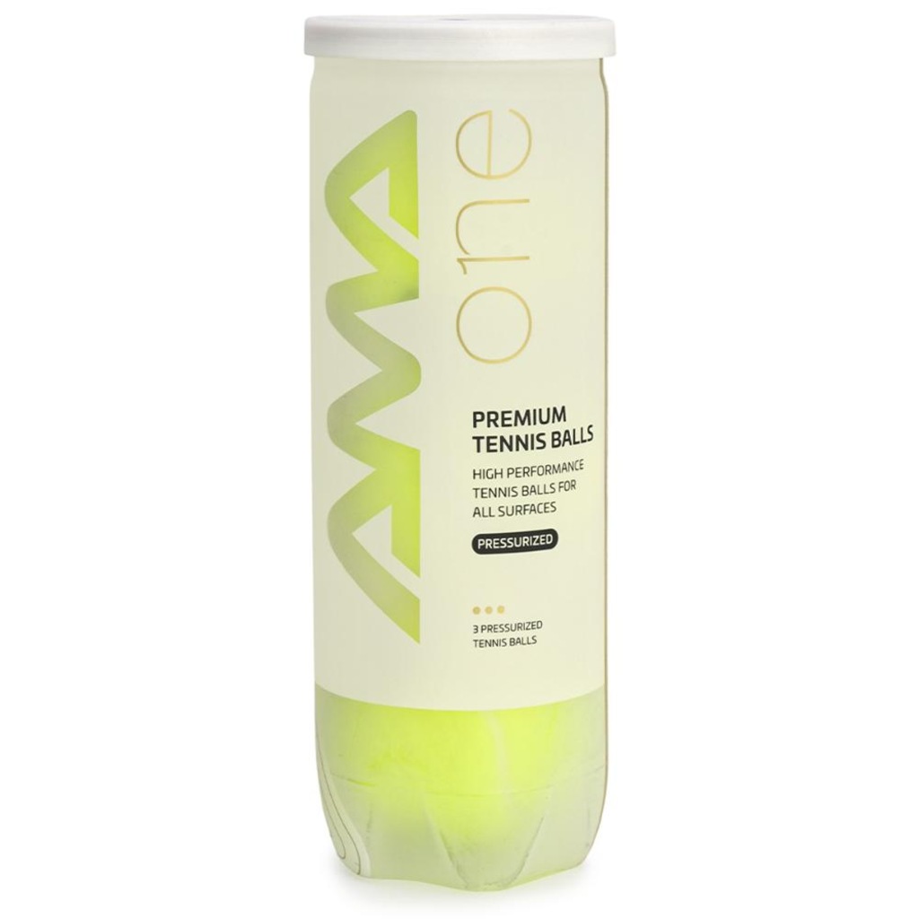 Imagem 2 do produto Bola de Tênis Ama Sport One - Tubo com 03 Bolas