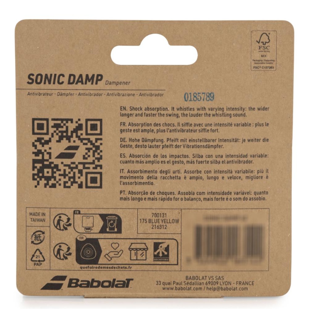 Imagem 2 do produto Antivibrador Babolat Sonic Damp com 2 Unidades