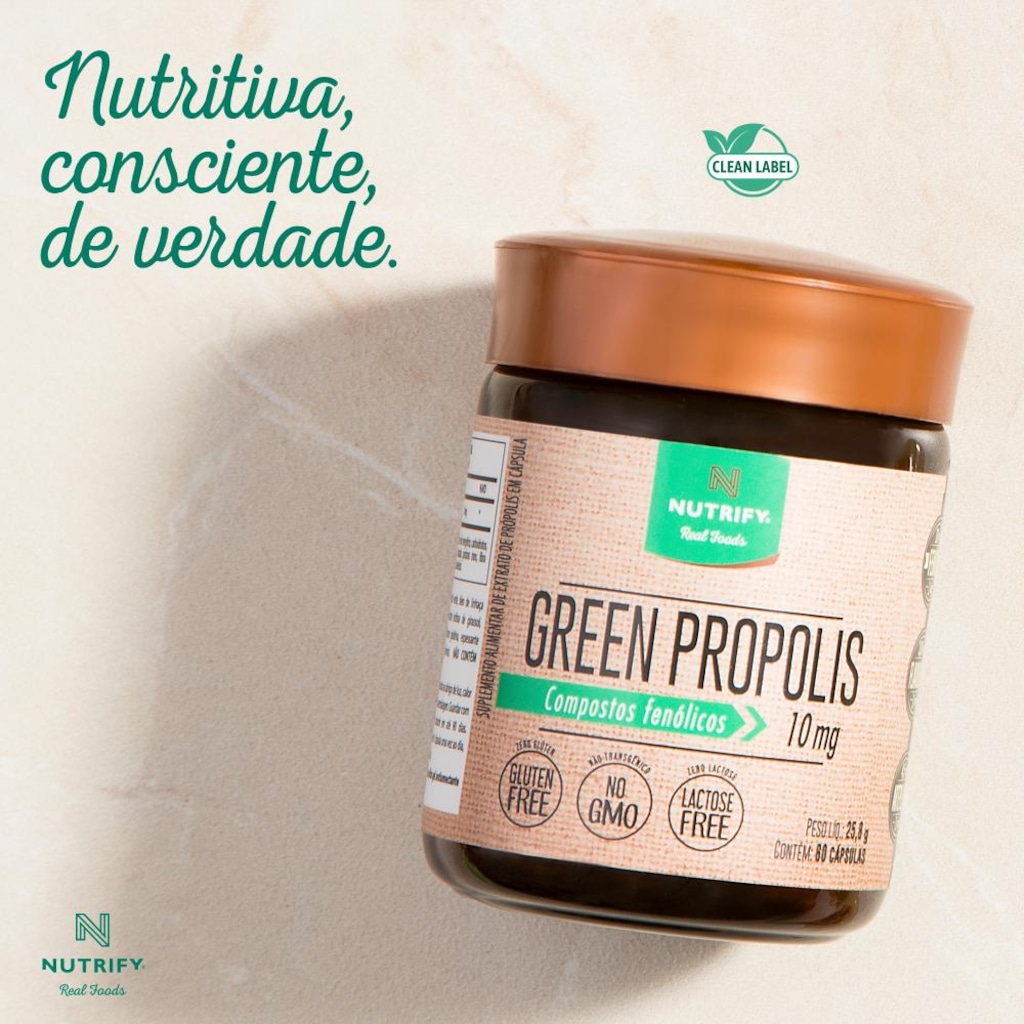 Imagem 4 do produto Nutrify Green Propolis 60 cápsulas