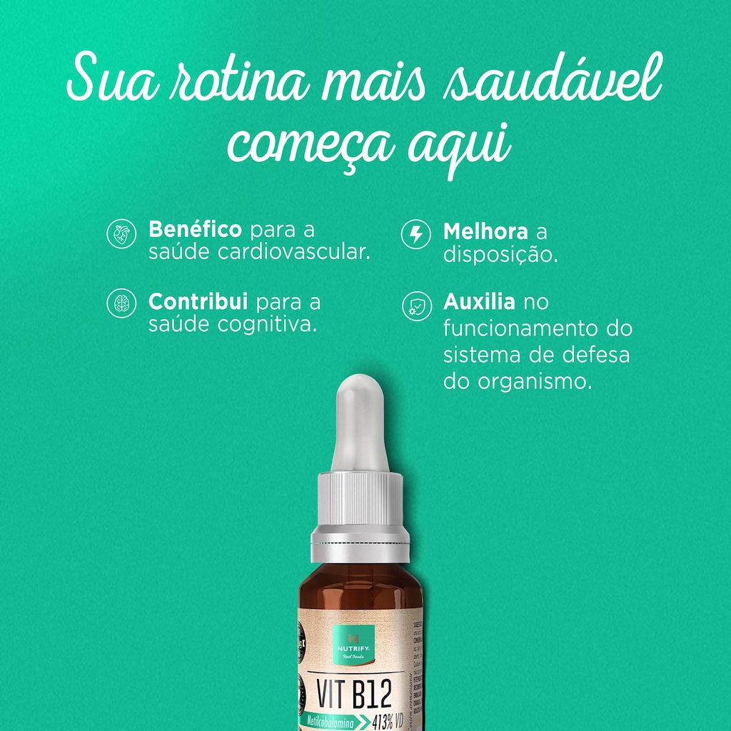 Imagem 4 do produto VIT B12 Líquida Nutrify