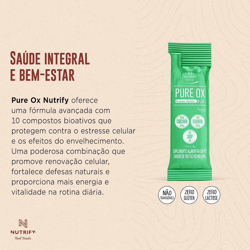 Imagem 5 do produto Pure OX Suplemento Antioxidante Nutrify