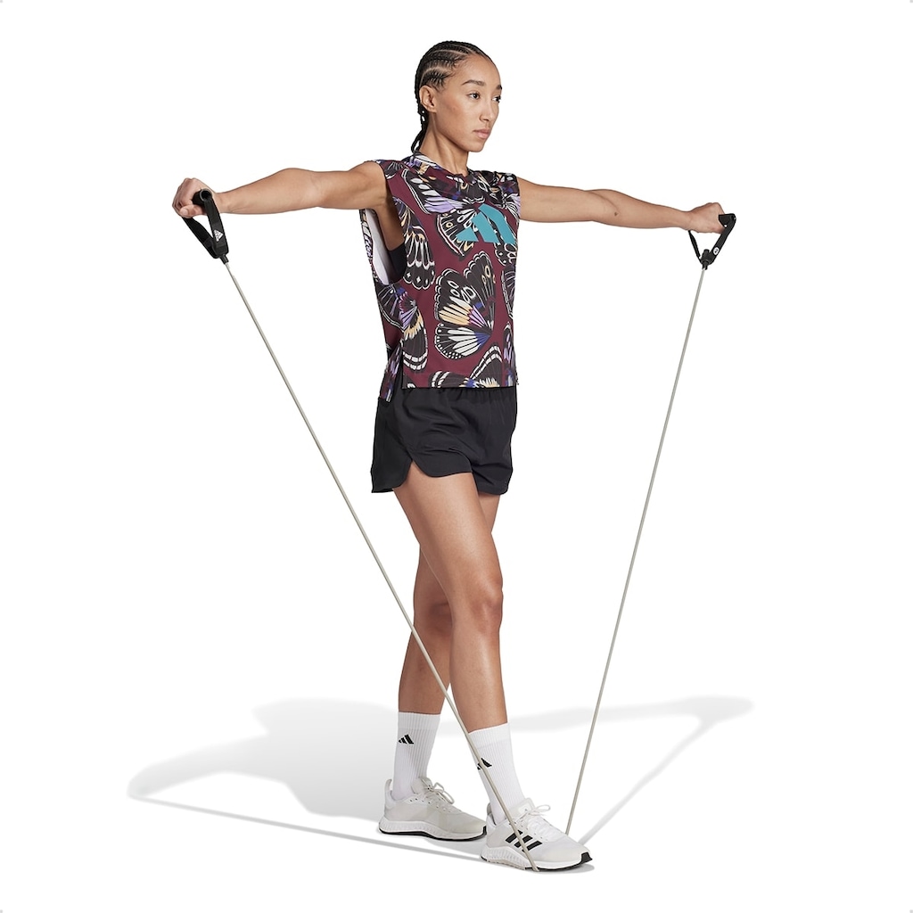 Imagem 3 do produto Shorts adidas de Cintura Alta Racer Pacer - Feminina