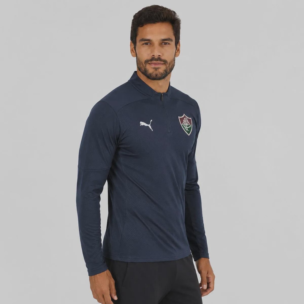 Imagem 2 do produto Blusão do Fluminense Puma Treino 1/4 Zip Top 2026 Masculino