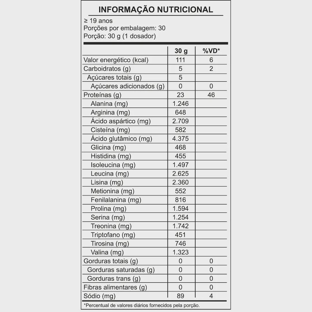 Imagem 4 do produto Whey Protein Concentrado Baunilha 900g Power1One