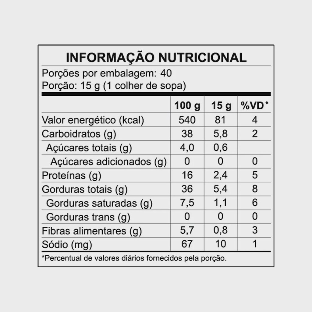 Imagem 3 do produto Pasta de Amendoim sabor Cookies n Cream 600g