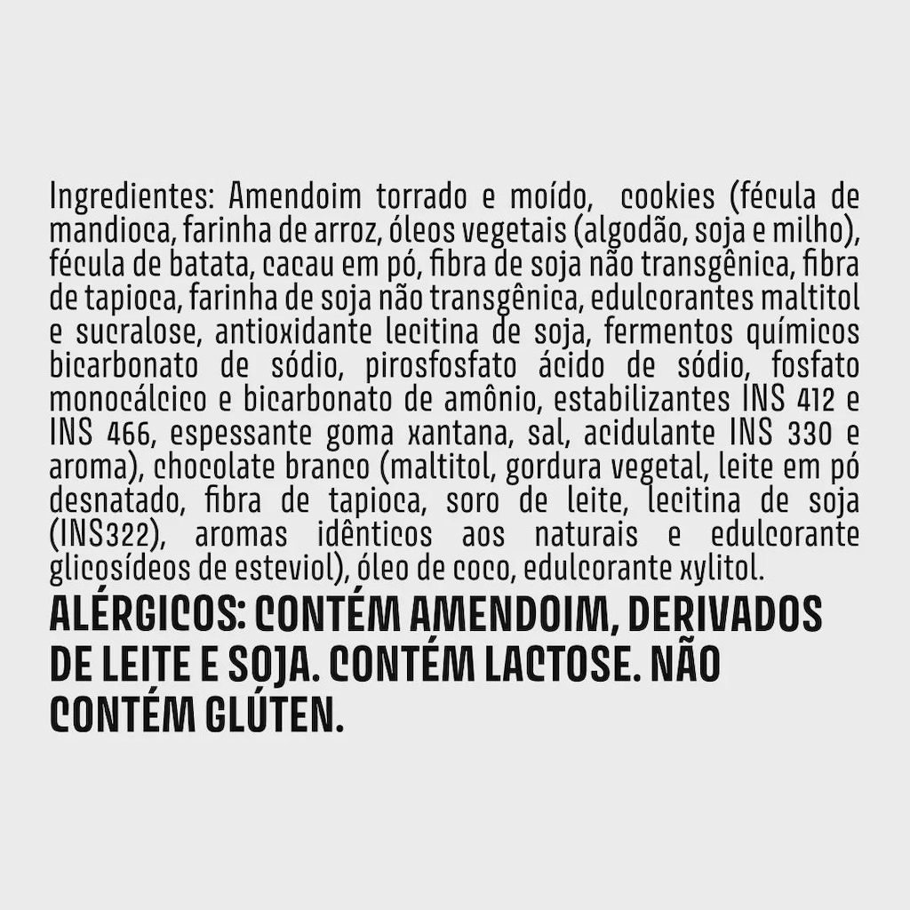 Imagem 4 do produto Pasta de Amendoim sabor Cookies n Cream 600g