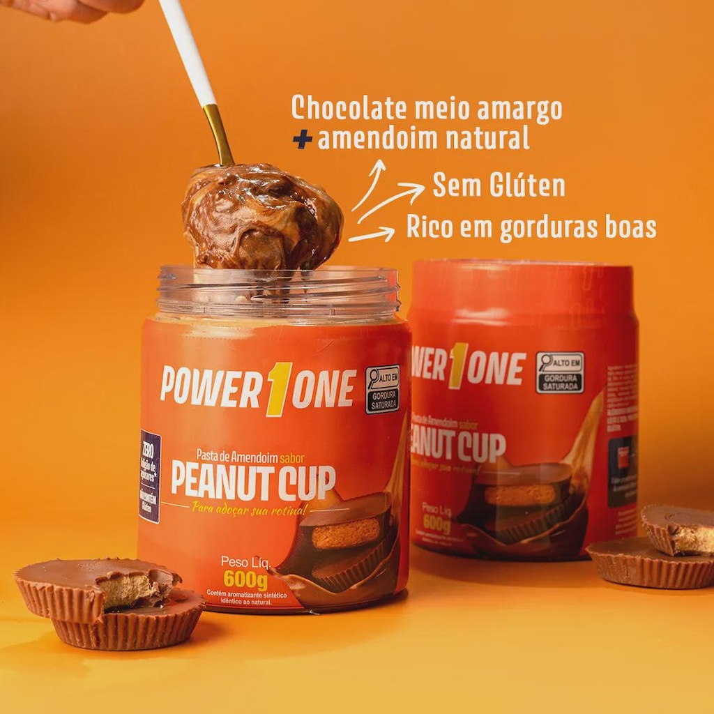 Imagem 3 do produto Pasta de Amendoim sabor Peanut Cup 600g