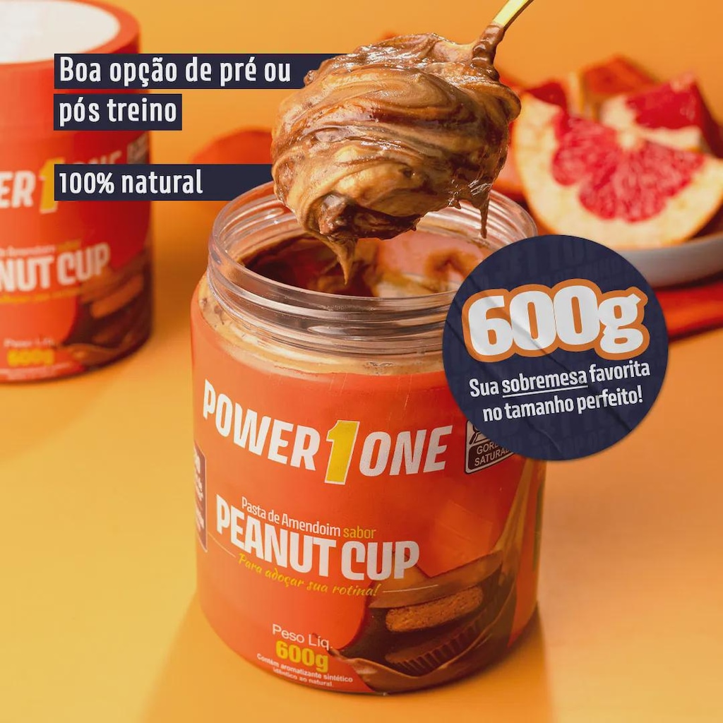 Imagem 4 do produto Pasta de Amendoim sabor Peanut Cup 600g