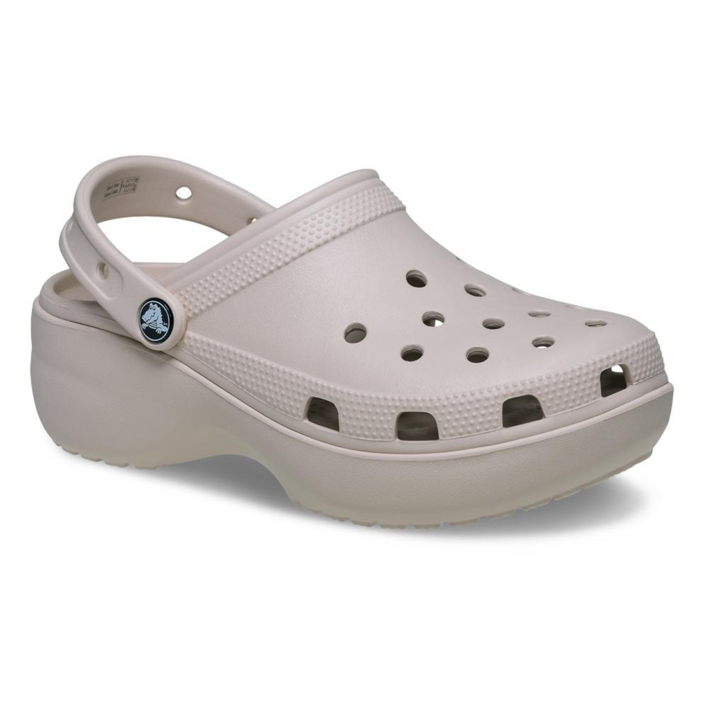 Imagem 2 do produto Sandália Crocs Classic Platform Clog Cocoa Cream - Unissex