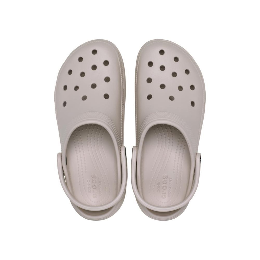 Imagem 4 do produto Sandália Crocs Classic Platform Clog Cocoa Cream - Unissex