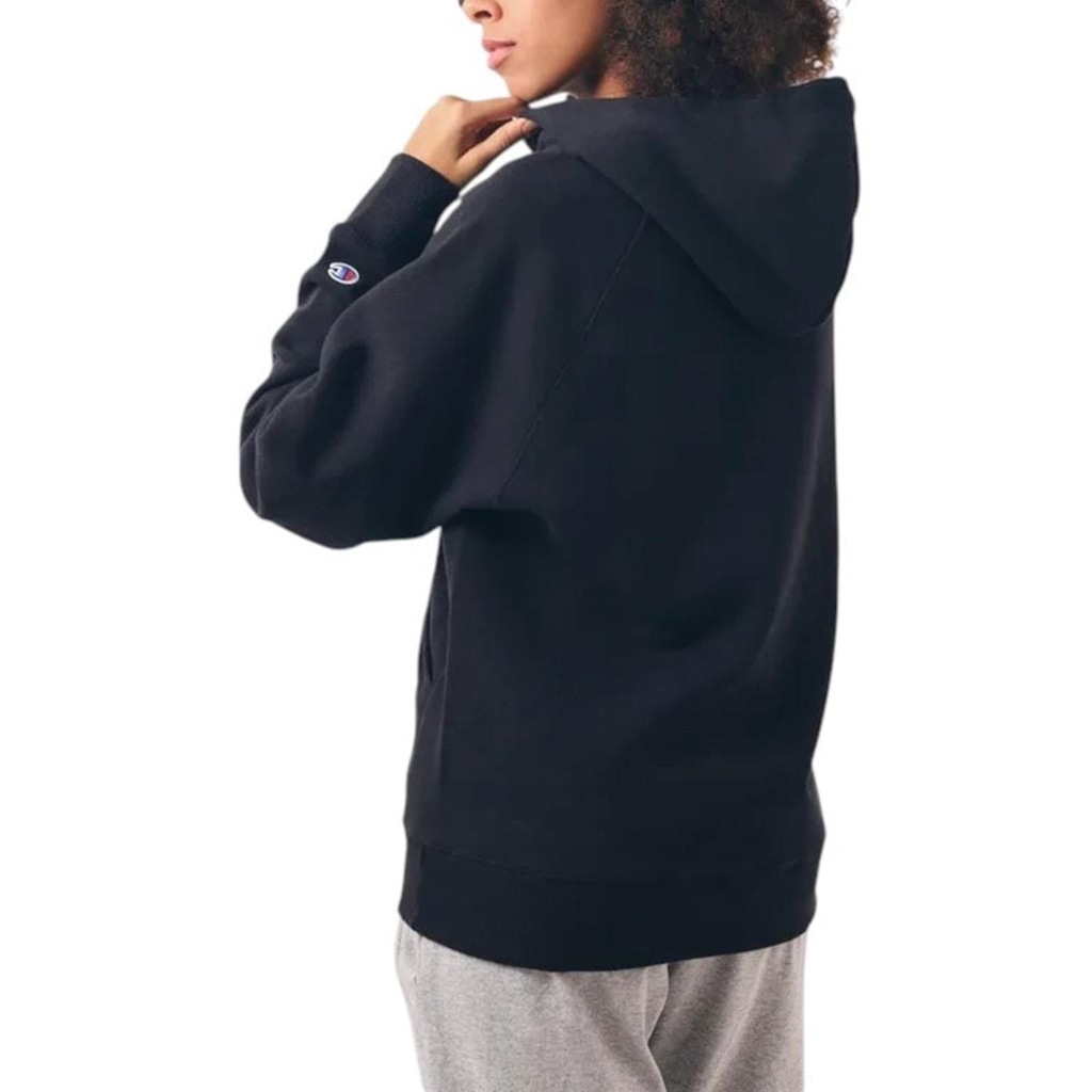 Imagem 2 do produto Blusão de Moletom Canguru Champion Athletic Script Logo Feminino