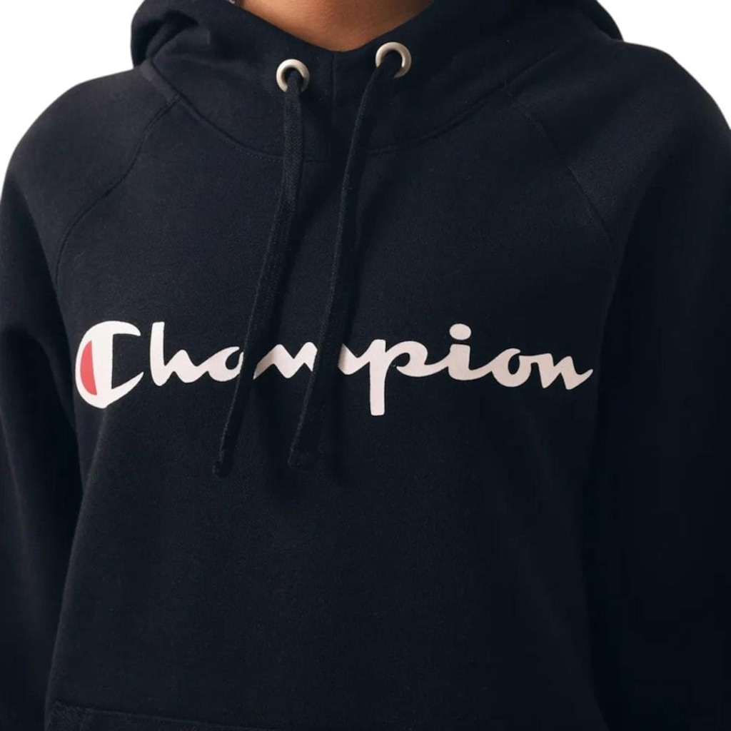 Imagem 3 do produto Blusão de Moletom Canguru Champion Athletic Script Logo Feminino