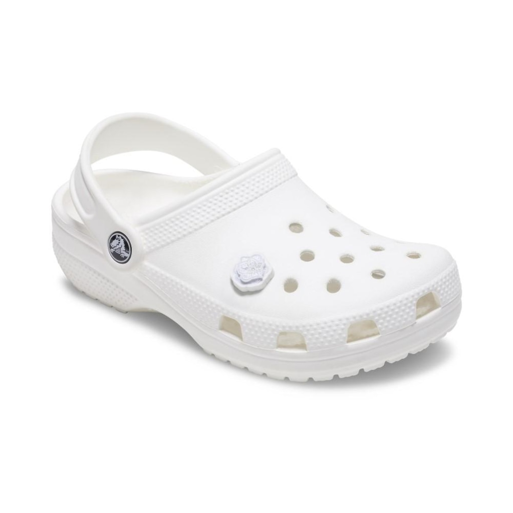 Imagem 2 do produto Jibbitz™ Crocs Flor Branca Elegante Único - Unissex