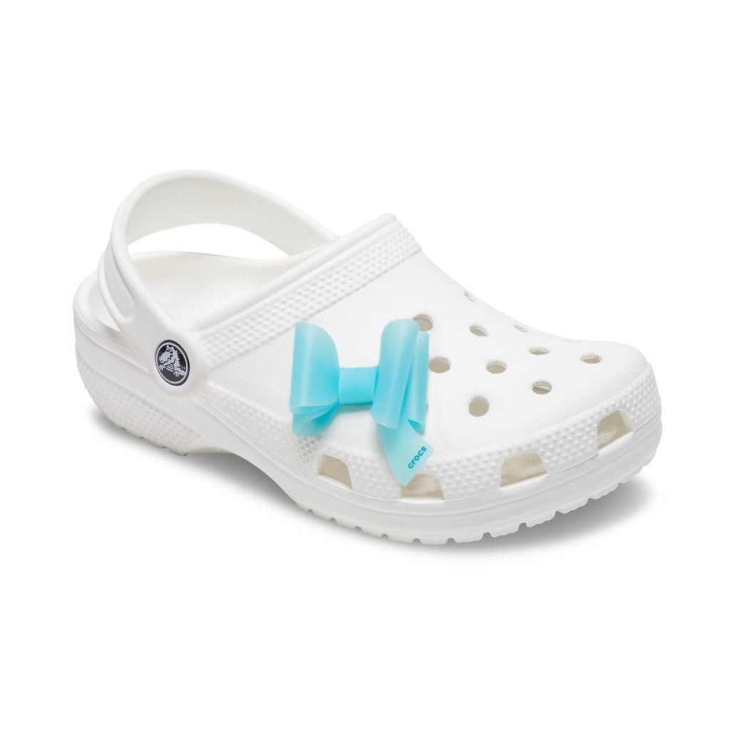 Imagem 2 do produto Jibbitz™ Crocs Laço Assimétrico Azul Único - Unissex