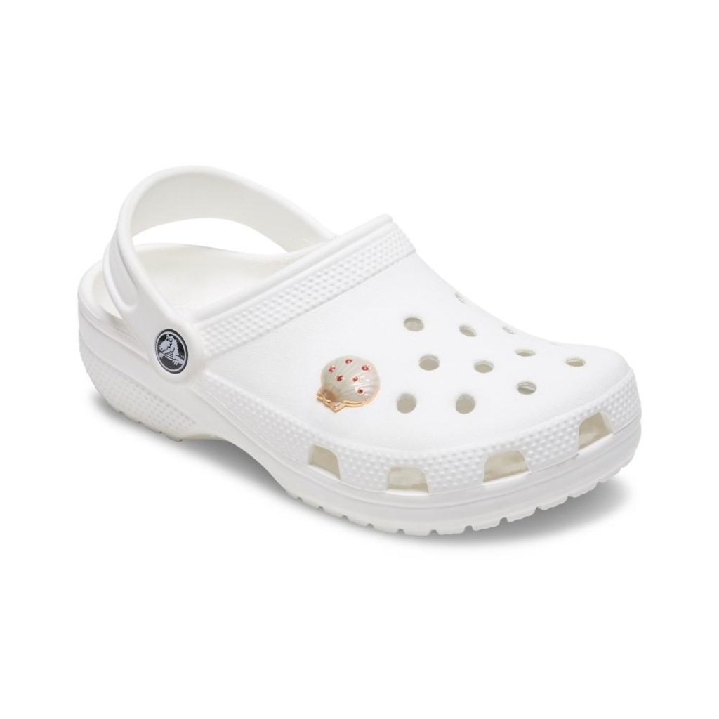 Imagem 2 do produto Jibbitz™ Crocs Concha com Gemas Rosas Único - Unissex