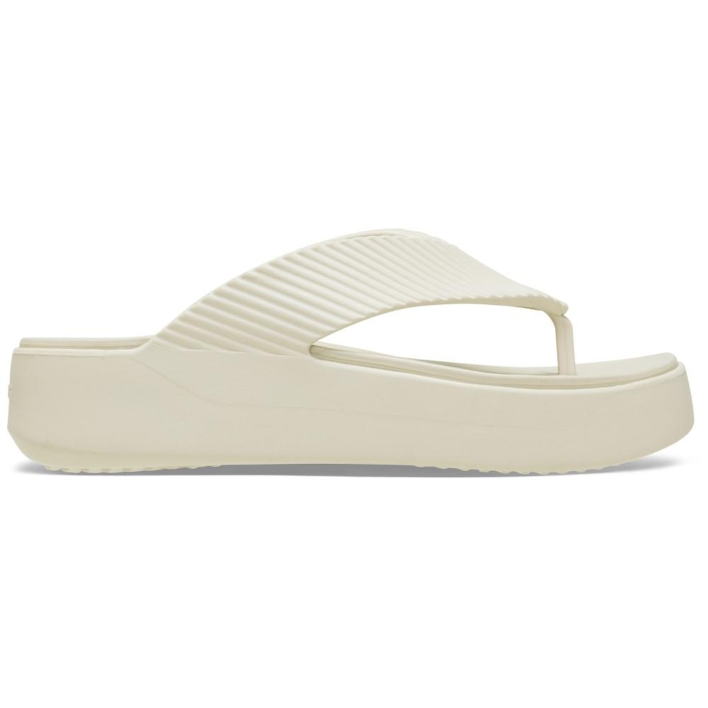 Imagem 1 do produto Sandália crocs getaway groove platform flip sandstone - Unissex