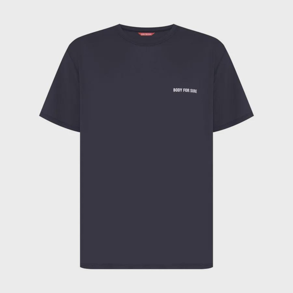 Imagem 4 do produto Kit Camiseta Bodyforsure Lisa Essentials - Masculino - 3 Unidades