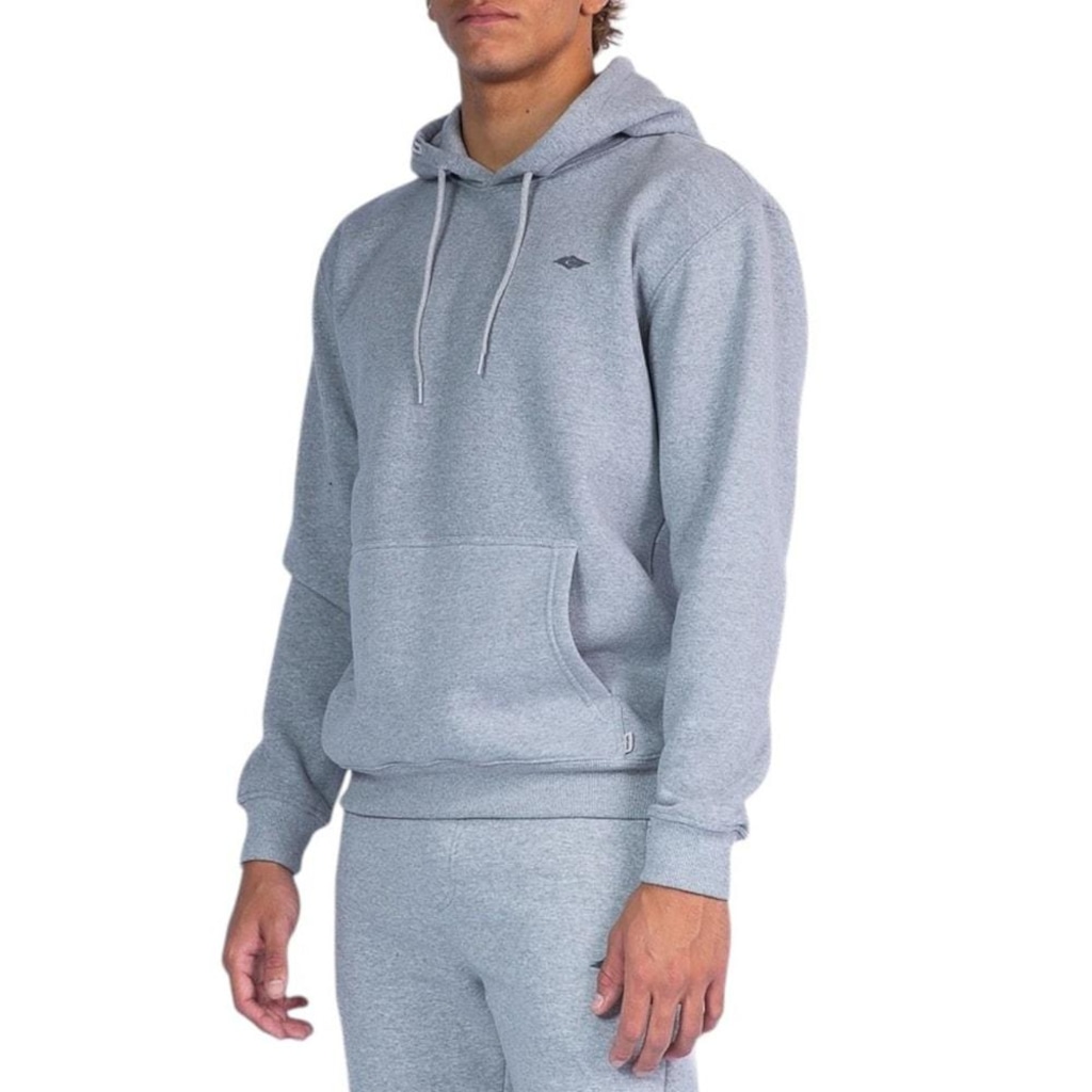 Imagem 3 do produto Blusão de Moletom Canguru Rip Curl Classic Surf Grey Heather Masculino