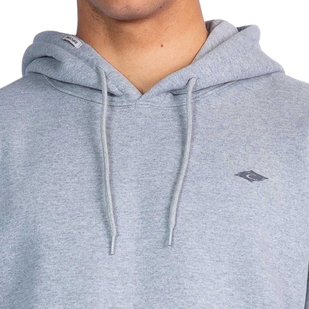 Imagem 4 do produto Blusão de Moletom Canguru Rip Curl Classic Surf Grey Heather Masculino