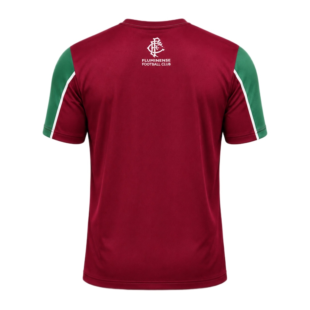 Imagem 4 do produto Camisa do Fluminense Somar Tricolor Listrada Braziline - Masculina