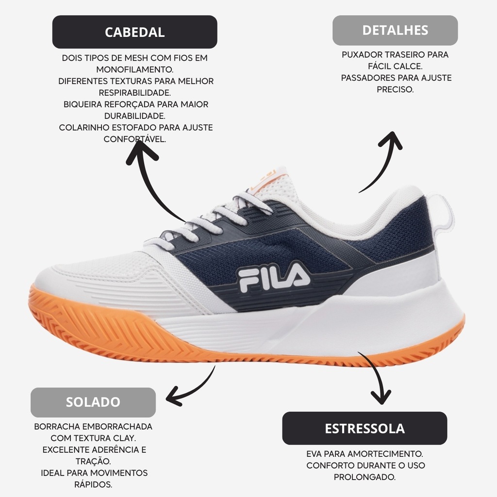 Imagem 5 do produto Tênis Masculino Fila Master Ace