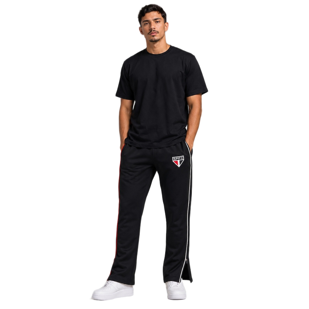 Imagem 2 do produto Calça do São Paulo Ela Tricolor Flex Braziline - Masculina