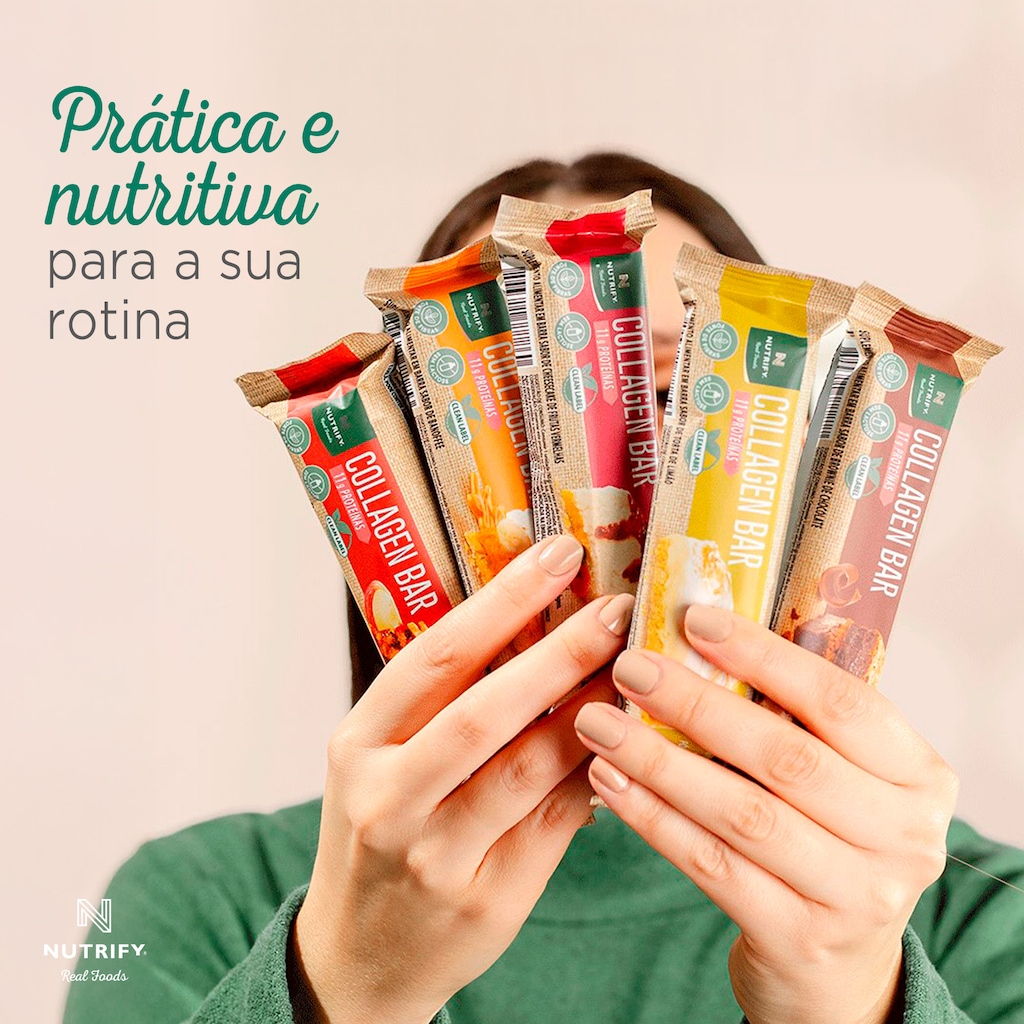 Imagem 2 do produto Barra de Proteína Collagen Bar Nutrify 50g