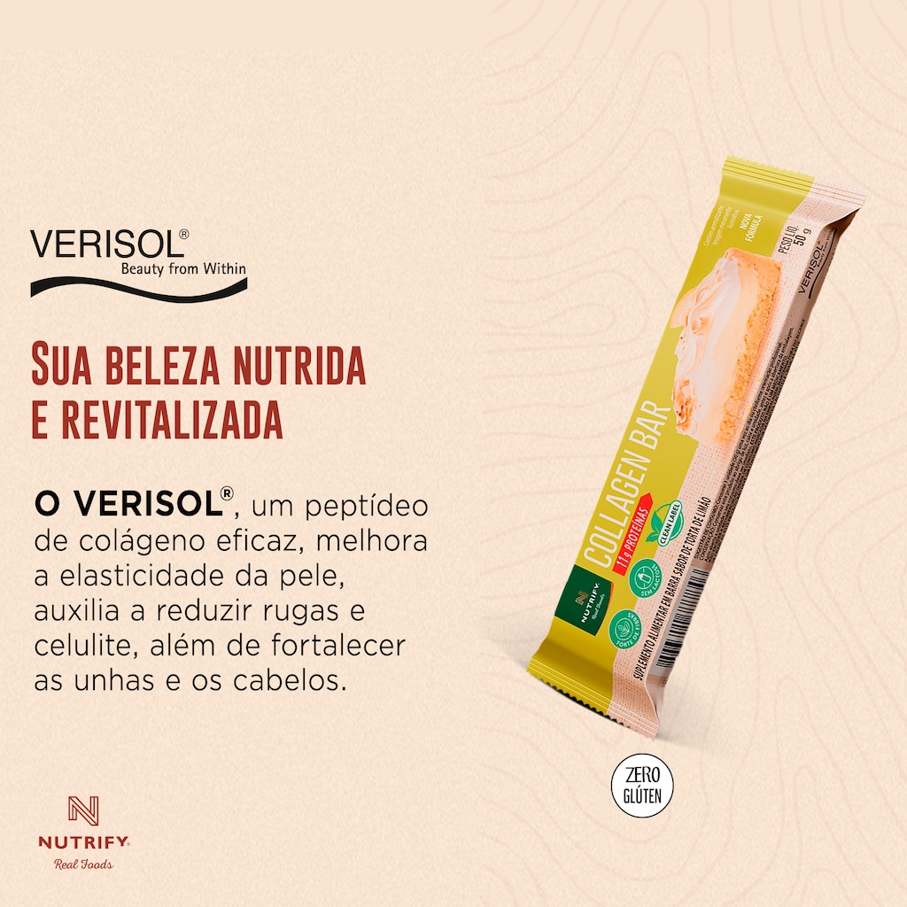 Imagem 4 do produto Barra de Proteína Collagen Bar Nutrify 50g