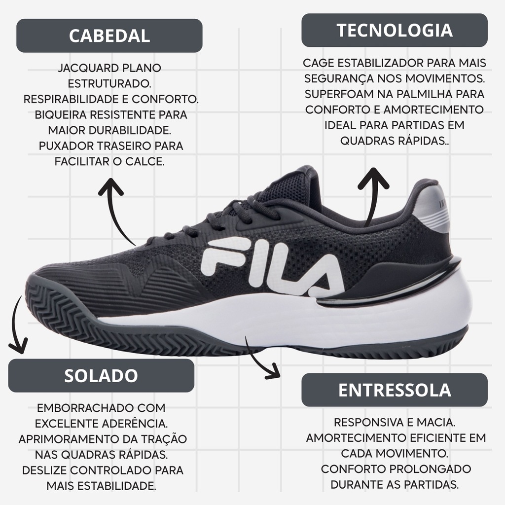 Imagem 4 do produto Tênis Masculino Fila Invicto