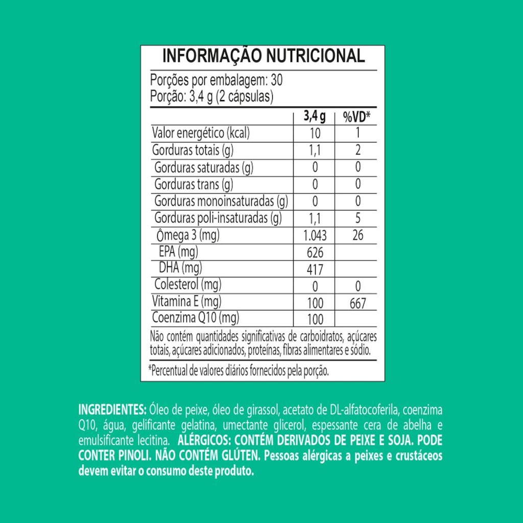 Imagem 3 do produto Nutrify Ômega Beat 60 Cápsulas